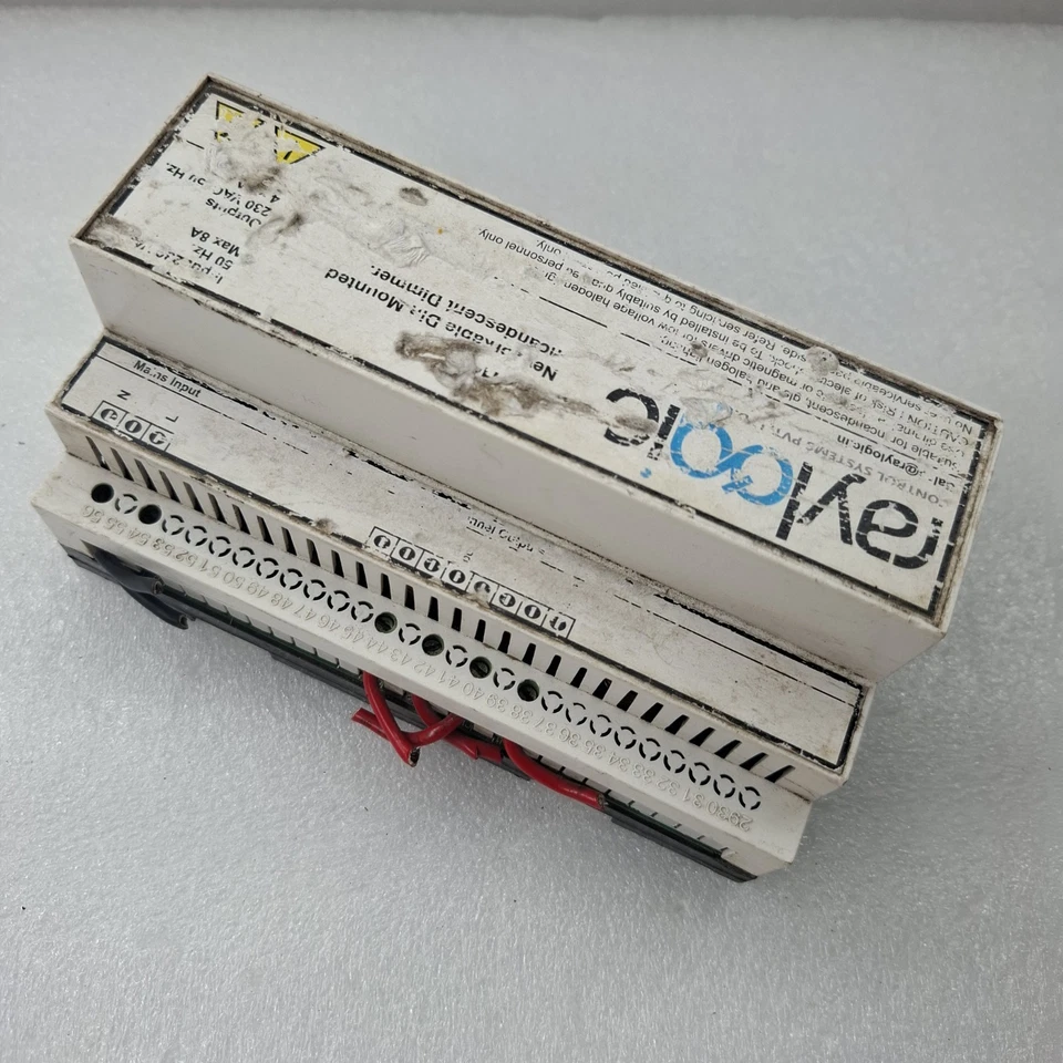 Raylogic DIN-H42-R02-F5.0 Networkable Din Rail Incandescent Dimmer 230VAC 8A